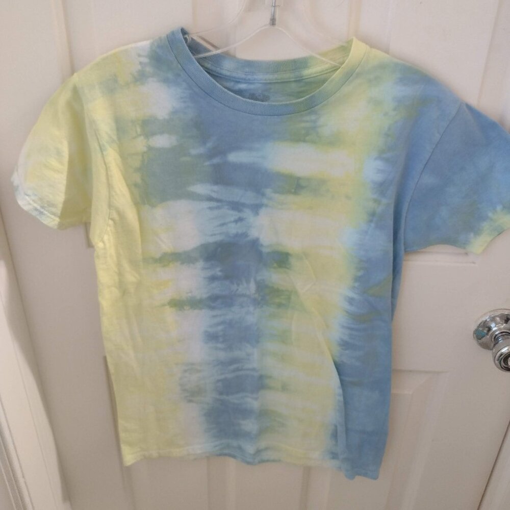 Kids L tie dye tshirt - Fruit of the Loom - Ships fast!